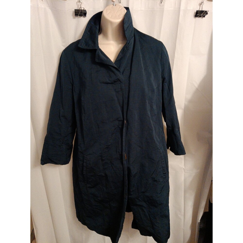 Peter Elliott dark blue raincoat Sz 48